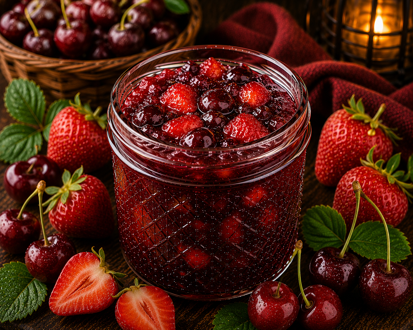 Cherry Strawberry Jam